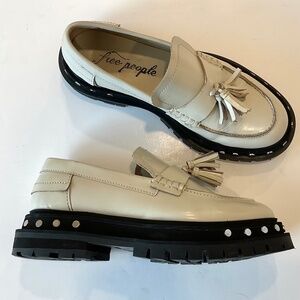 FREE PEOPLE Teagan Tassel Loafer Platform Size 7